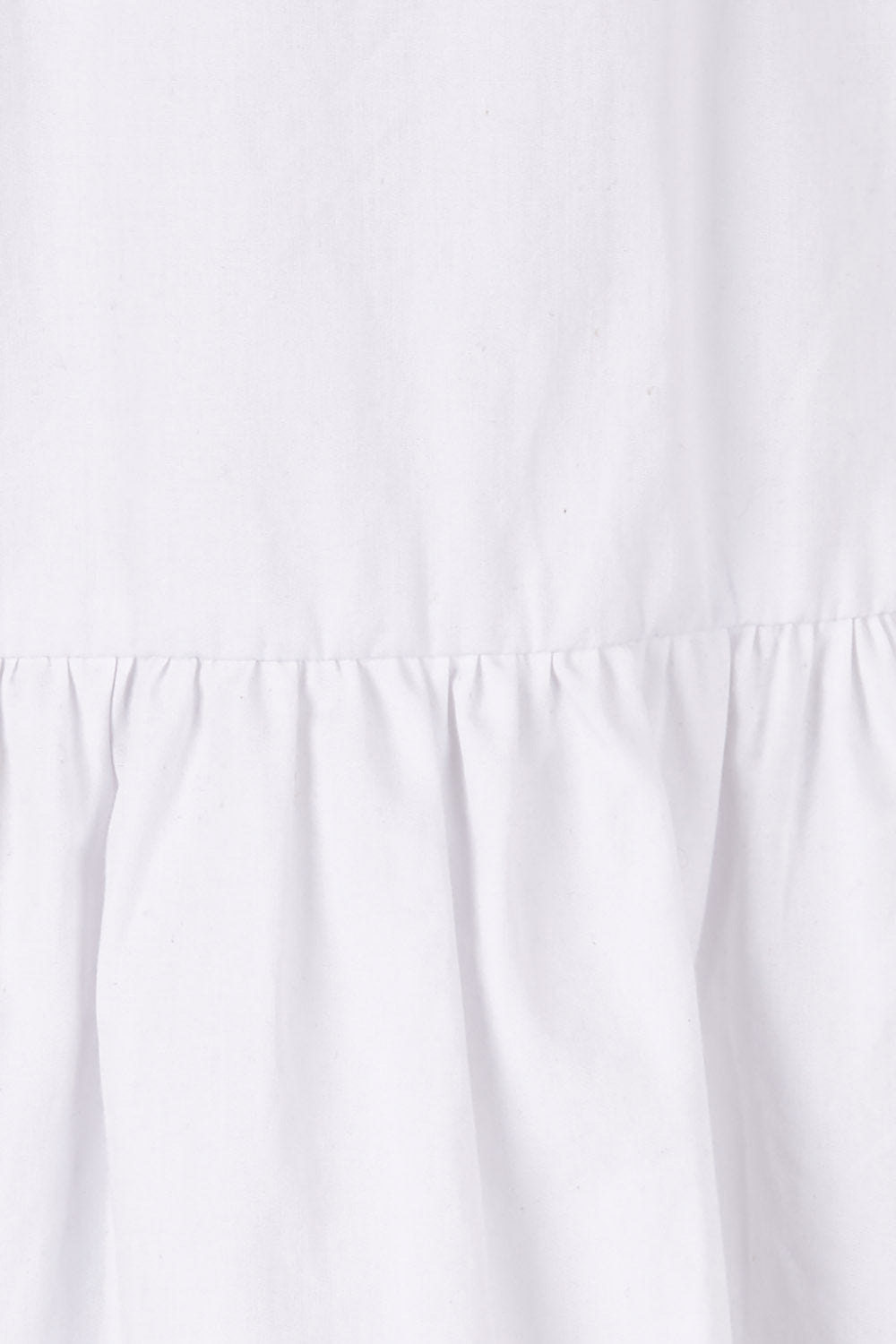 Product shot of The Frill You Give Me Blouse in colour White (White), detail