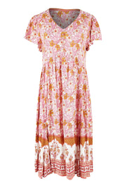 Preloved Love Shack Dress - Pink
