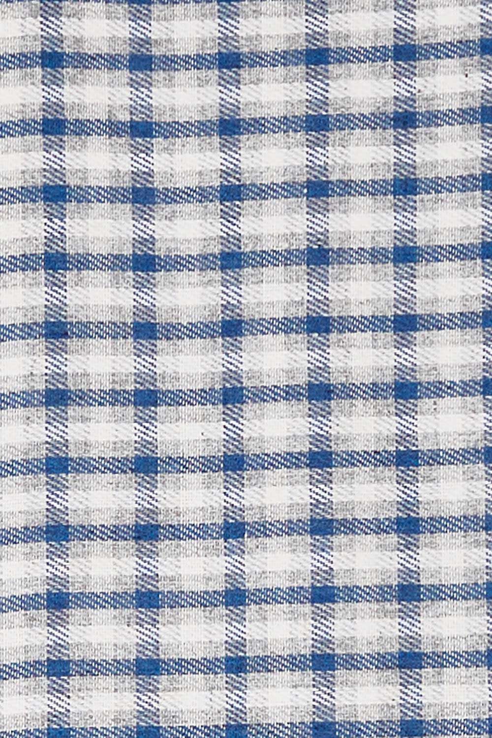 Product shot of the Tiers Of Delight Dress in colour Bluecheck (Blue), detail