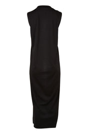 Product shot of the Ready For Anything Tank Dress in colour Black (Black), from the back