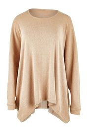 Preloved Its The Simple Things Slouch Top - Toffee