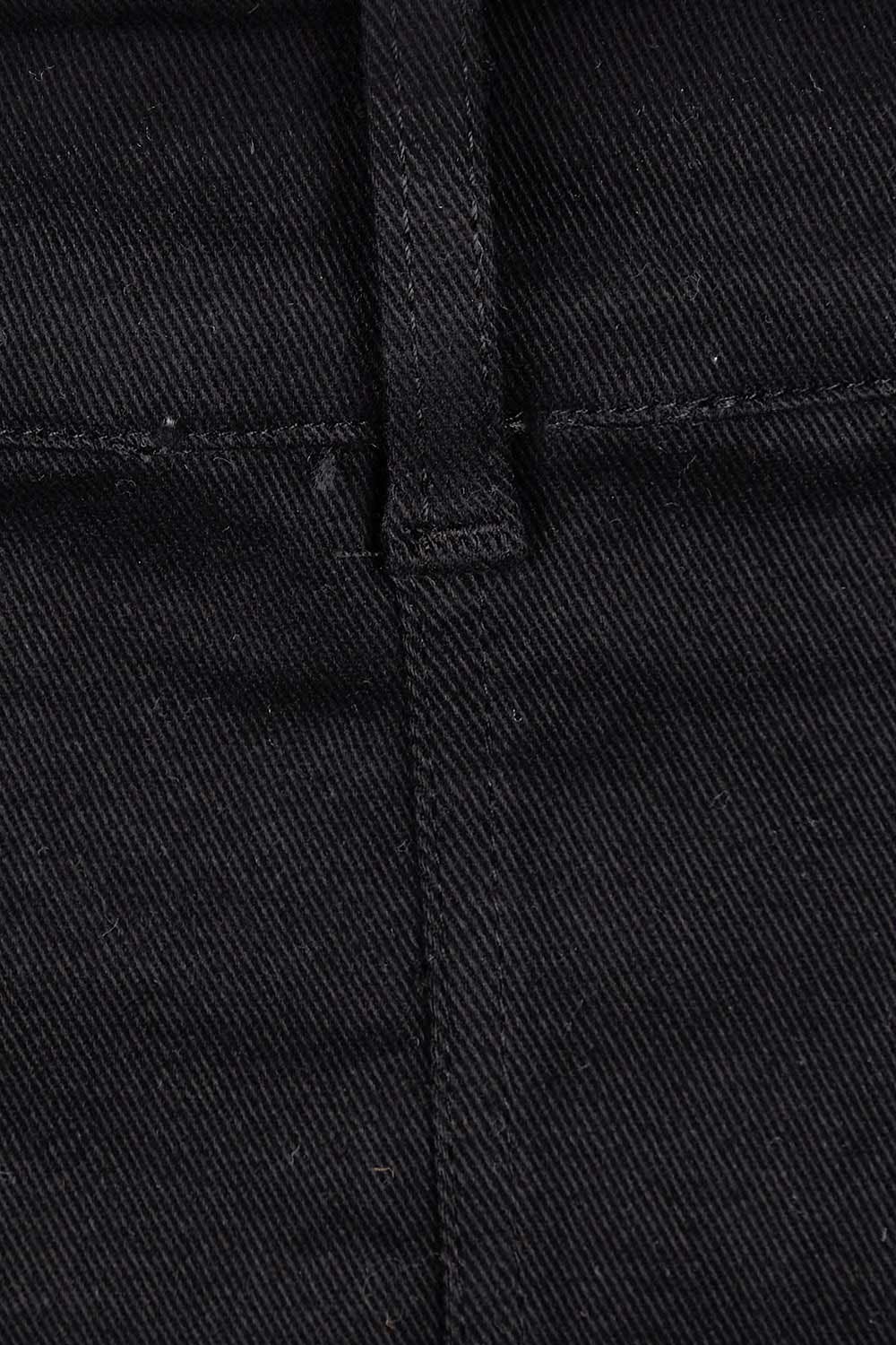 Product shot of the Hold My Hand Denim Skirt in colour Black (Black), detail