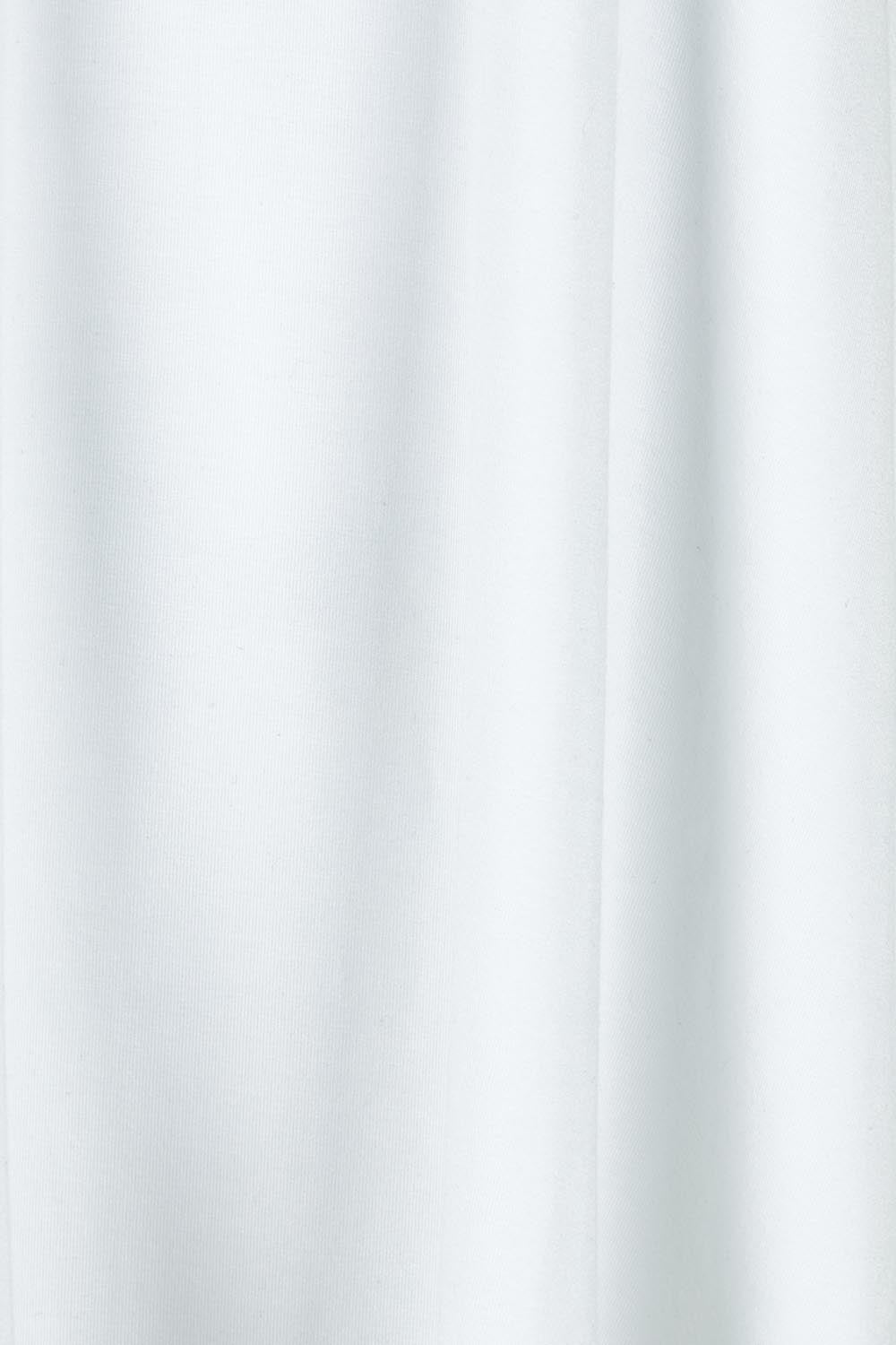 Product shot of the Softly Swinging Bamboo Tee in colour White (White), detail