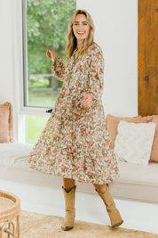 Preloved Floating Through The Day Dress - Garden