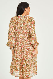 Preloved Floating Through The Day Dress - Garden