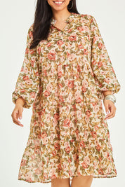 Preloved Floating Through The Day Dress - Garden