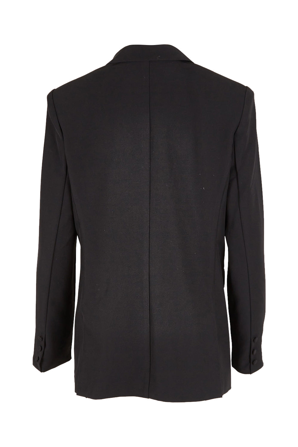 Product shot of the All For Love Blazer in colour Black (Black), from the back