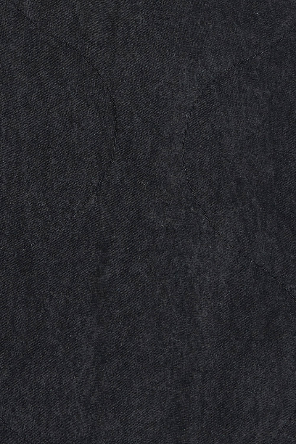 Product shot of the Heart Warming Quilted Anorak in colour Black (Black), detail