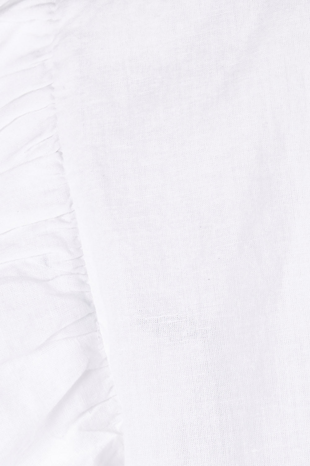Product shot of the Feel Good Friday Blouse in colour Milk (White), detail