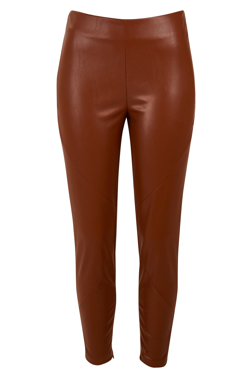 Product shot of the My Trusty Steed Pants in colour Saddle, from the front