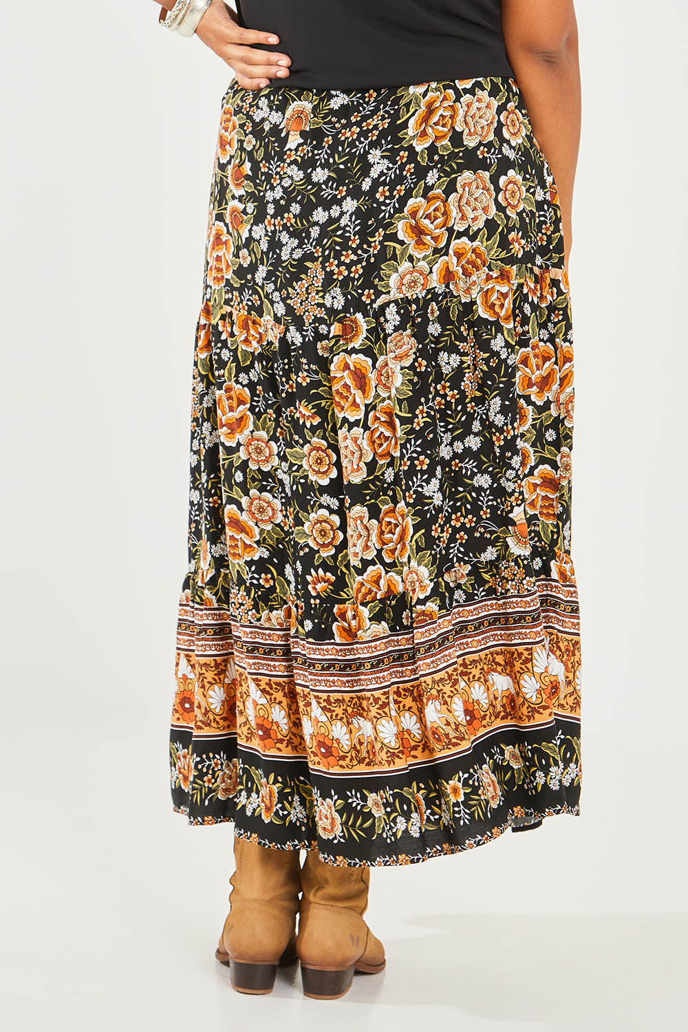 Preloved Chasing Sunsets Skirt - Blkfleur