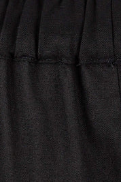 Product shot of the Thats A Wrap Front Pants in colour Black (Black), detail