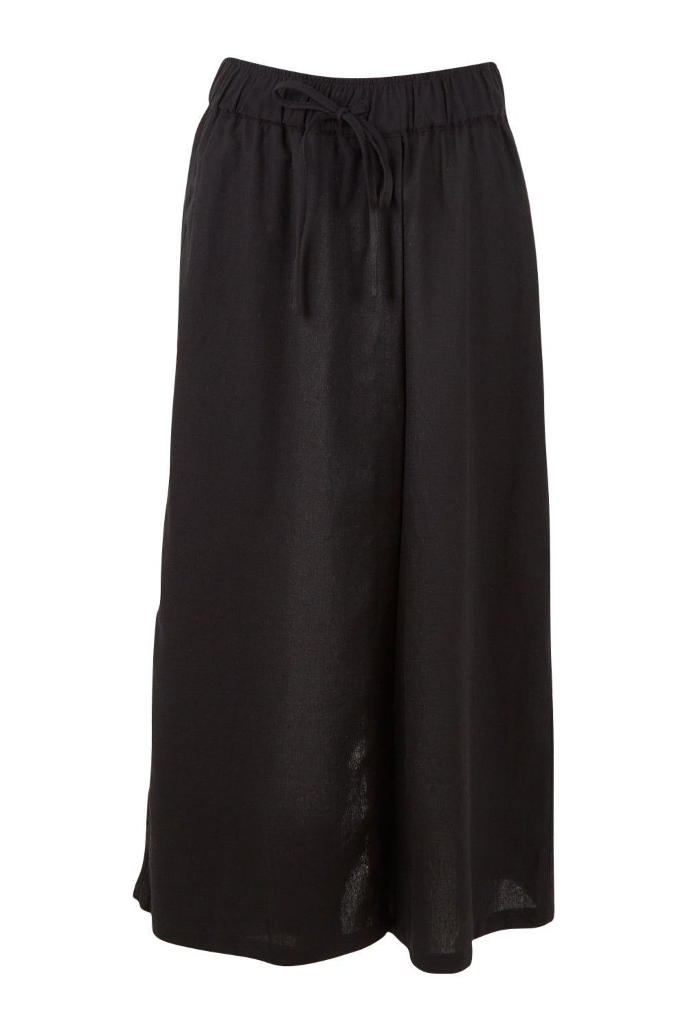 Product shot of the Thats A Wrap Front Pants in colour Black (Black), from the front