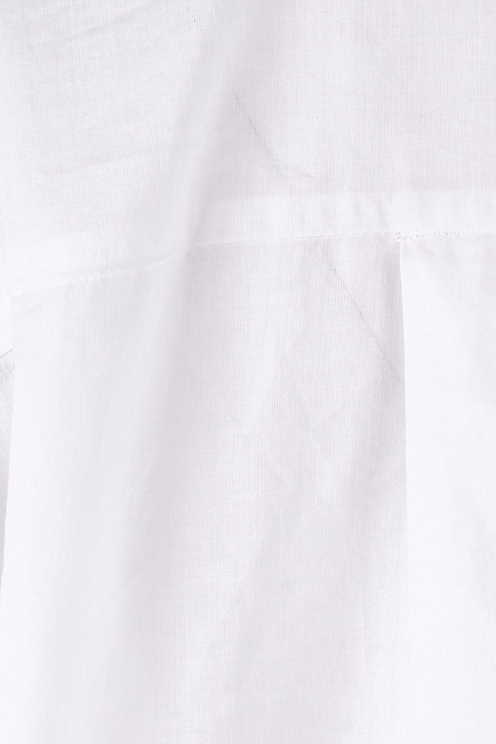 Product shot of the Relaxed Elegance Boyfriend Shirt in colour White (White), detail