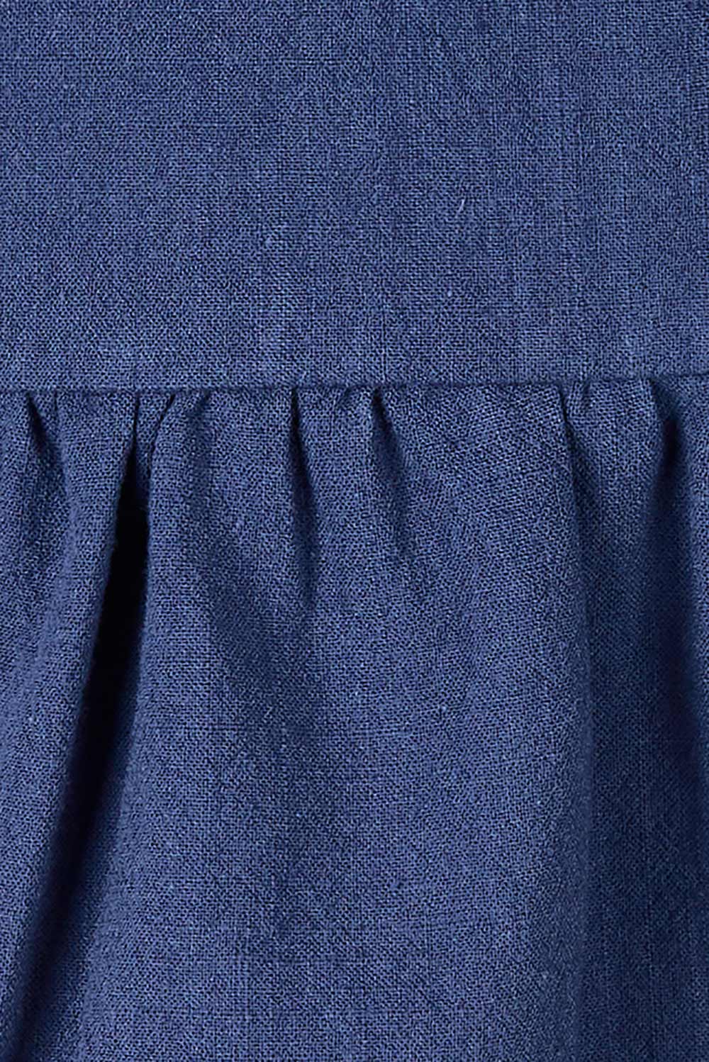 Product shot of the Daydreaming Billow Sleeve Shirt in colour Blue (Blue), detail