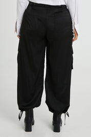 Preloved Date Night Cargo Pants - Black