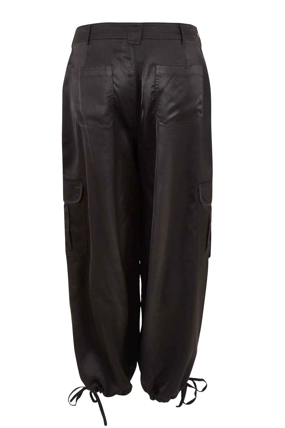 Preloved Date Night Cargo Pants - Black