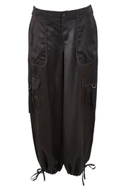 Preloved Date Night Cargo Pants - Black