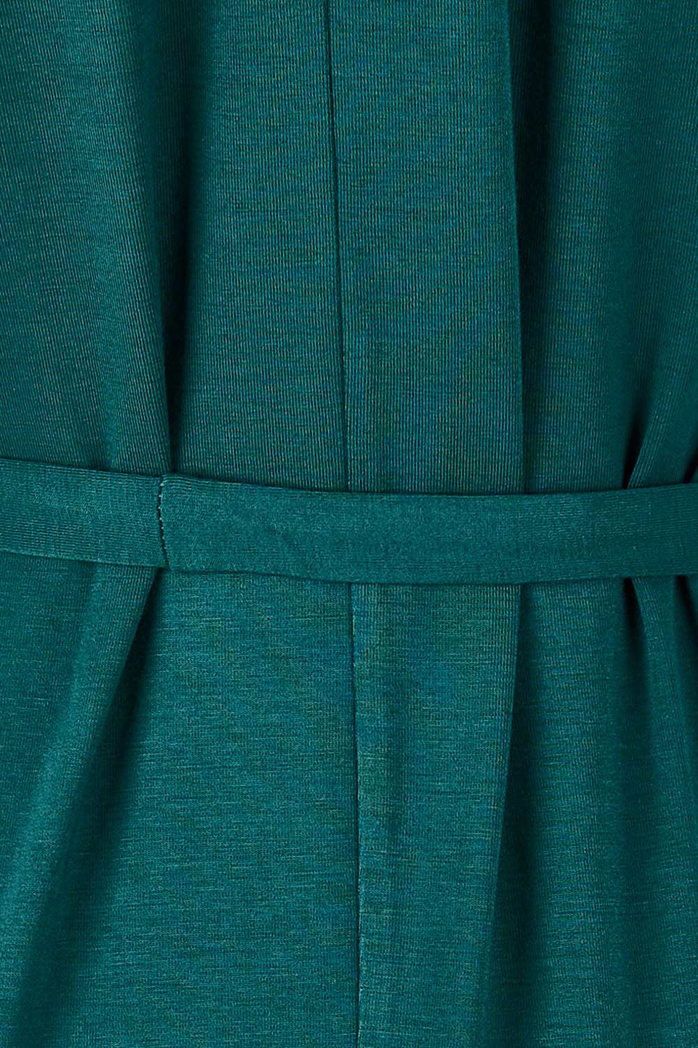Product shot of the Shoulder Shimmy Bamboo Maxi Dress in colour Pine (Green), detail