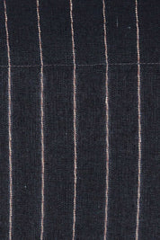 Product shot of the Sweet Delight Apron Wrap Skirt in colour Blkstripe (Black), detail