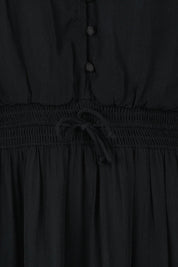 Product shot of the Take Me With You Dress in colour Black (Black), detail