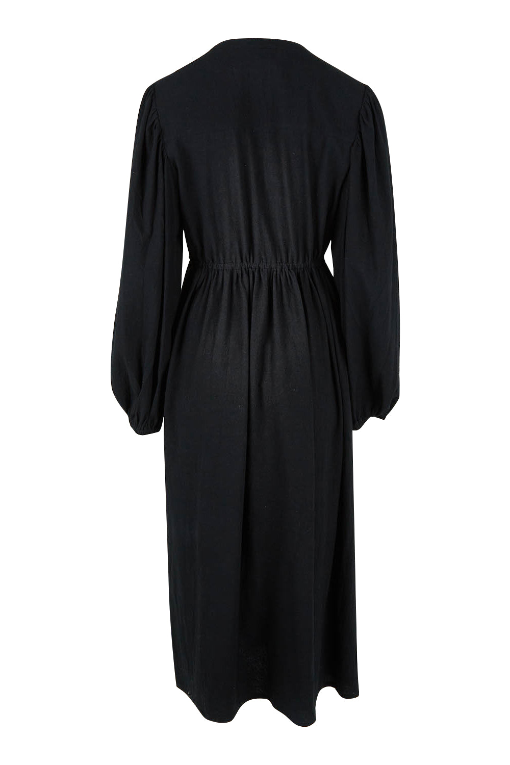 Product shot of the For Love And Dancing Dress in colour Black (Black), from the back