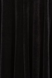 Product shot of the Love By Candlelight Velvet Skirt in colour Black (Black), detail