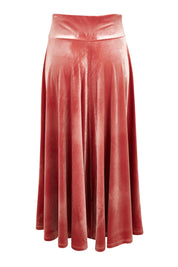 Love By Candlelight Velvet Skirt – Dustyrose