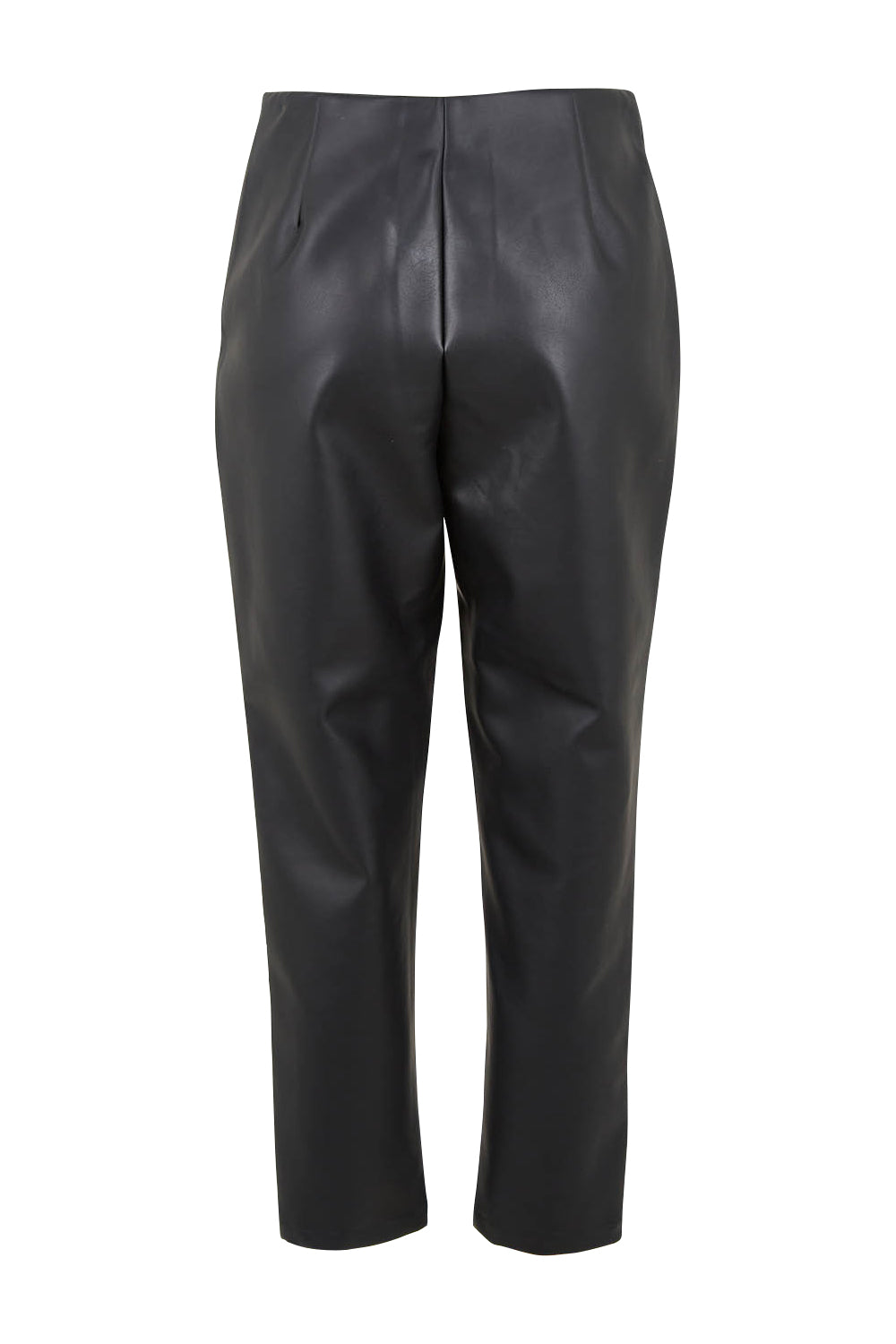 Product shot of the Olivia Always Vegan Leather Pant in colour Black (Black), from the back