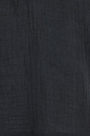 Product shot of the Every Other Day Cotton Blouse in colour Black (Black), detail