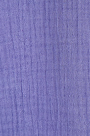 Product shot of the Every Other Day Cotton Blouse in colour Blue (Blue), detail
