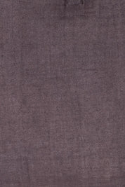 Product shot of the Every Other Day Cotton Blouse – Chocolate in colour Chocolate, showing detail