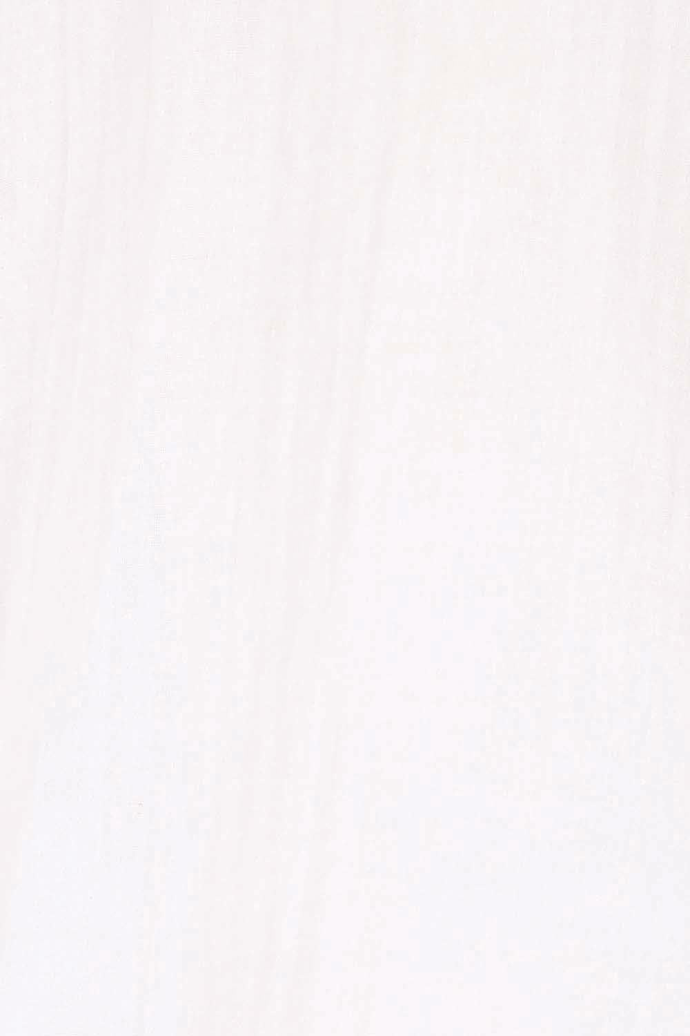 Product shot of the Every Other Day Cotton Blouse – Cream in colour Cream, showing detail