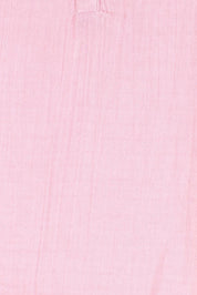 Product shot of the Every Other Day Cotton Blouse – Rose in colour Rose, showing detail