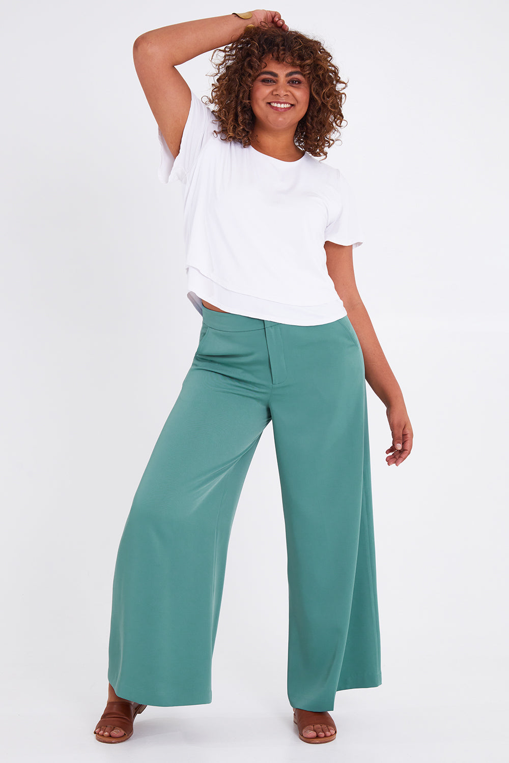 Preloved Loves Always Been My Game Pants - Leaf