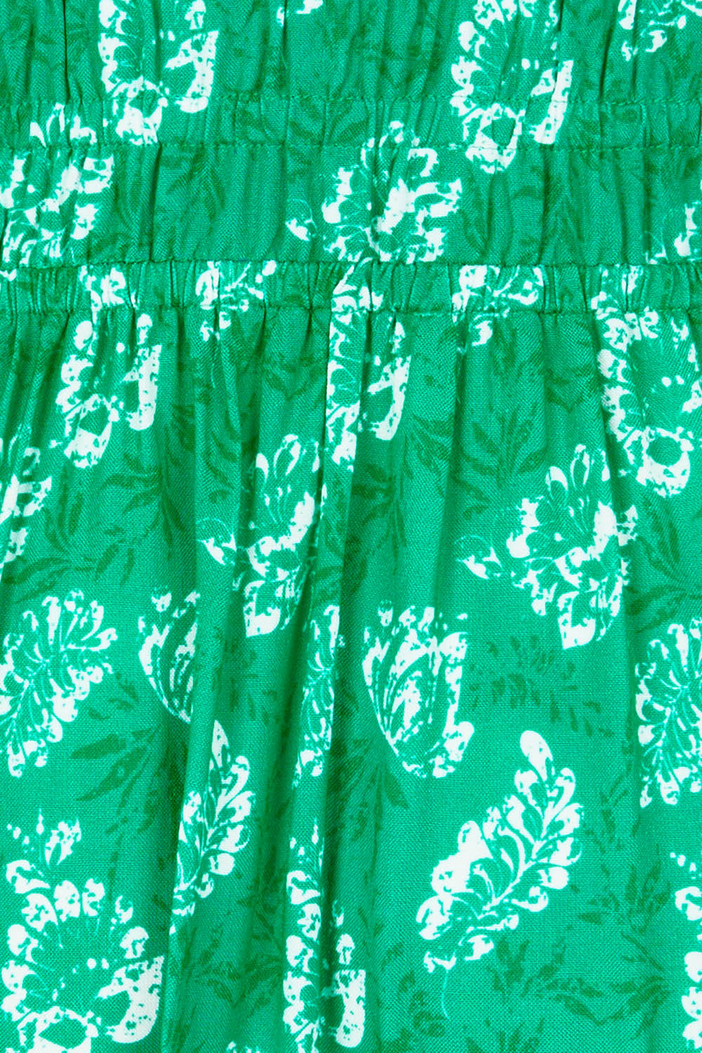 Product shot of the Forget Me Not Maxi Dress in colour Greenwhite (Green), detail