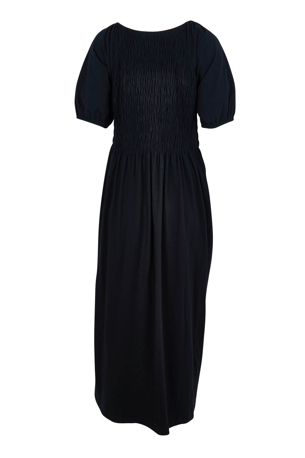 Product shot of the Casual Friday Dress in colour Black (Black), from the back