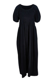 Product shot of the Casual Friday Dress in colour Black (Black), from the front