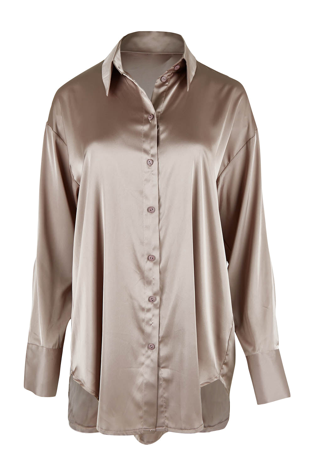 Product shot of the Going With The Flow Shirt in colour Bungee, from the front