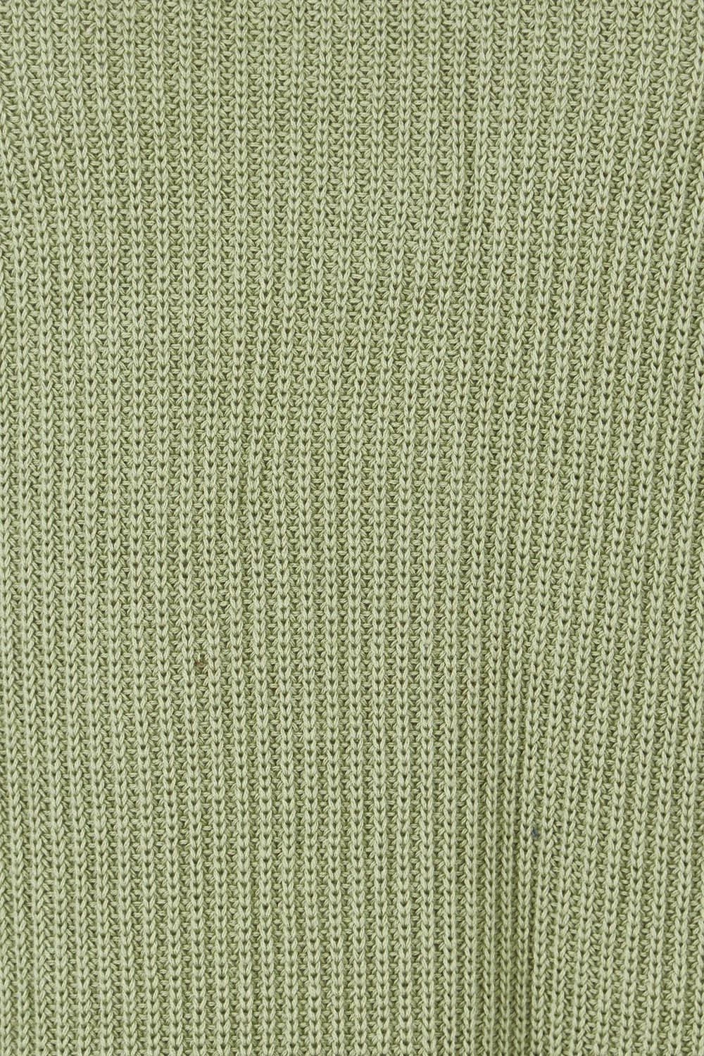 Product shot of the Cover Me In Cotton Sweater in colour Sage (Green), detail