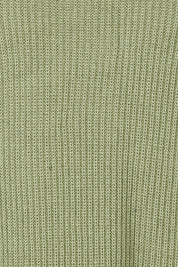 Product shot of the Cover Me In Cotton Sweater in colour Sage (Green), detail