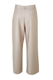 Product shot of the Elegant Persuasion Pants in colour Bone, from the back
