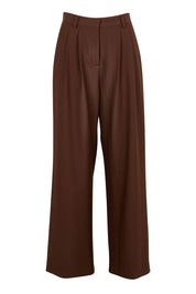 Product shot of the Elegant Persuasion Pants in colour Chocolate, from the front