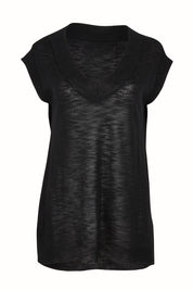 Product shot of the Go To Knit Tank in colour Black (Black), from the front
