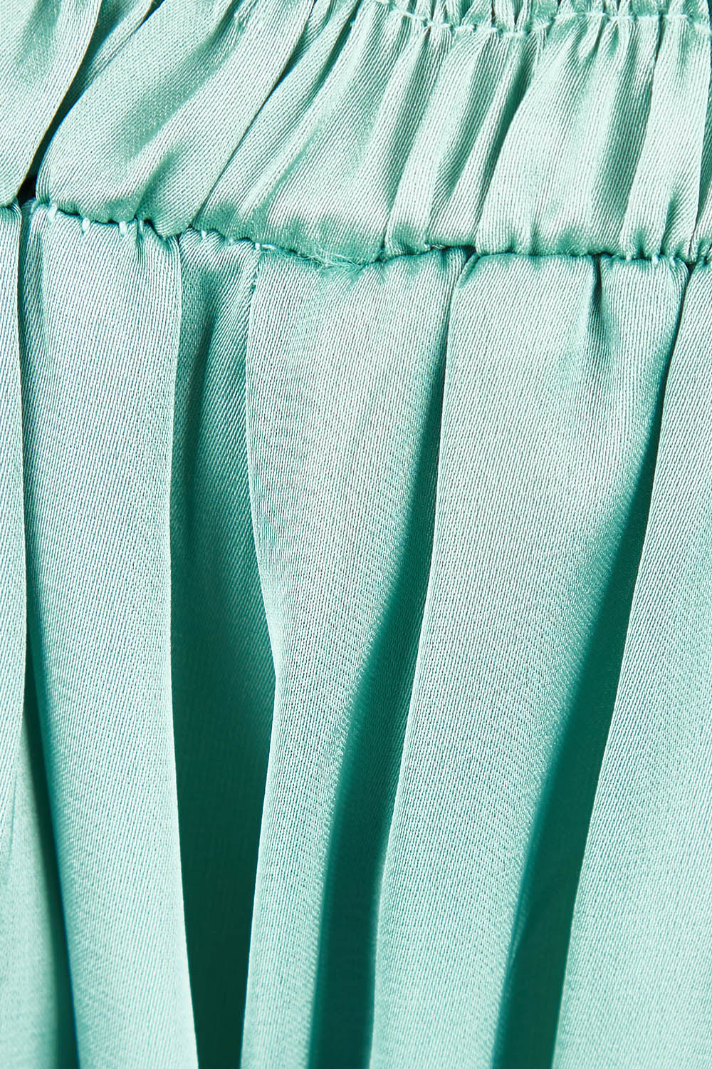 Product shot of the Going With The Flow Wide Leg Pants in colour Sage (Green), detail