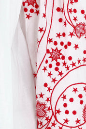 Preloved Light And Easy Cotton Blouse - Whitered