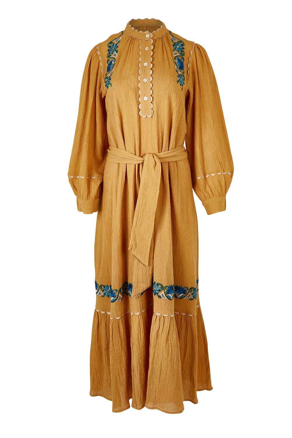 Product shot of the Say You Love Me Maxi Dress in colour Clay, from the front