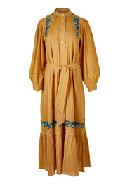 Product shot of the Say You Love Me Maxi Dress in colour Clay, from the front