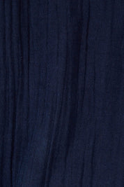 Product shot of the Wrapped Up In Your Love Blouse in colour Navy (Blue), detail