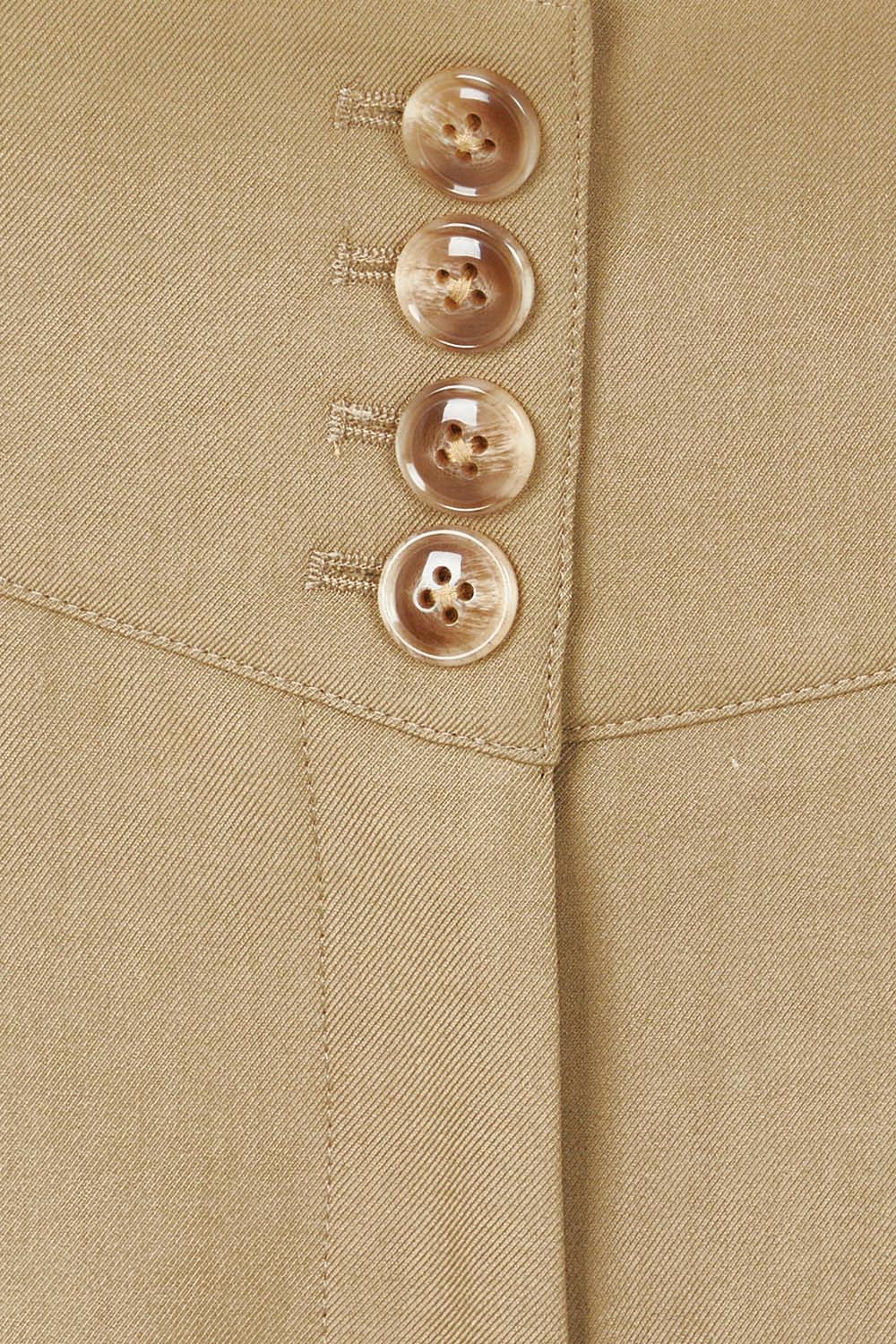 Product shot of the High Flying Wide Leg Pants in colour Pumice, detail